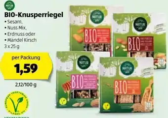 Hofer Bio Knusperriegel 3x25 g Angebot