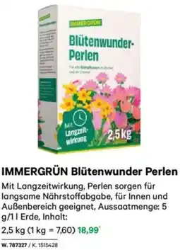 Lagerhaus IMMERGRÜN Blütenwunder Perlen Angebot