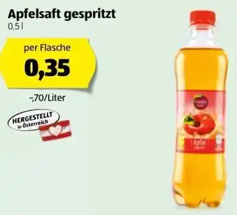 Hofer Apfelsaft Gespritzt 0,5 l Angebot