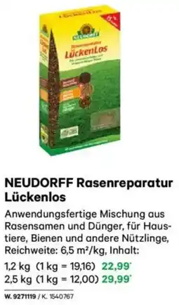 Lagerhaus NEUDORFF Rasenreparatur Lückenlos Angebot