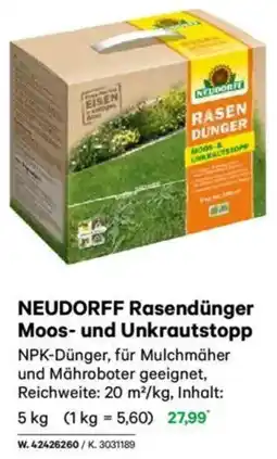 Lagerhaus NEUDORFF Rasendünger Moos- und Unkrautstopp Angebot