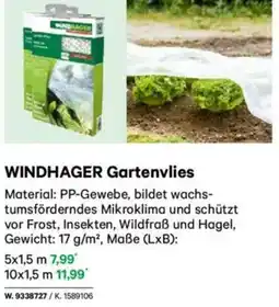 Lagerhaus WINDHAGER Gartenvlies Angebot