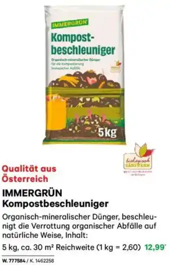 Lagerhaus IMMERGRÜN Kompostbeschleuniger Angebot