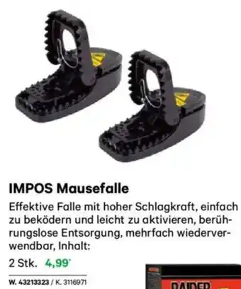 Lagerhaus IMPOS Mausefalle Angebot