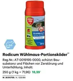 Lagerhaus Rodicum Wühlmaus-Portionsköder Angebot