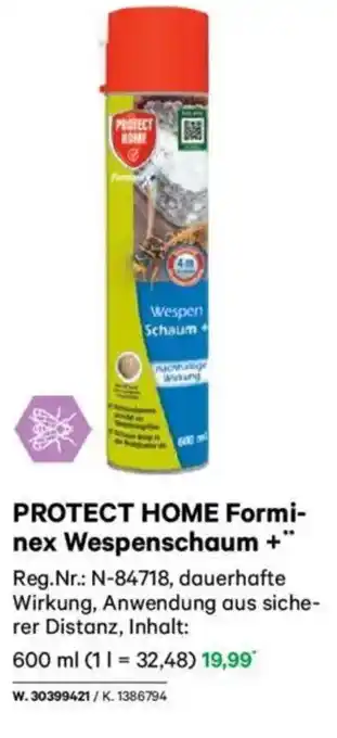 Lagerhaus PROTECT HOME Formi- nex Wespenschaum Angebot