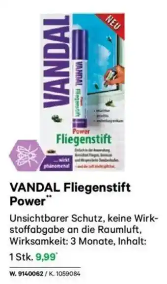 Lagerhaus VANDAL Fliegenstift Power Angebot