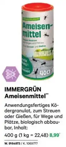 Lagerhaus IMMERGRÜN Ameisenmittel Angebot