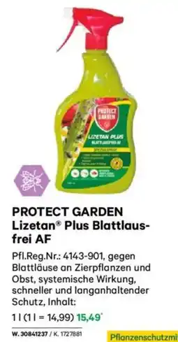 Lagerhaus PROTECT GARDEN Lizetan Plus Blattlaus- frei AF Angebot