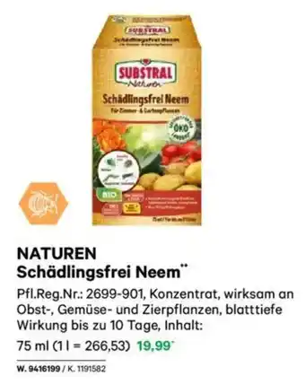 Lagerhaus NATUREN Schädlingsfrei Neem Angebot