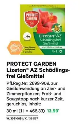 Lagerhaus PROTECT GARDEN Lizetan AZ Schädlings- frei Gießmittel Angebot