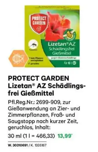 Lagerhaus PROTECT GARDEN Lizetan AZ Schädlings- frei Gießmittel Angebot