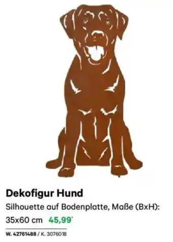 Lagerhaus Dekofigur Hund Angebot