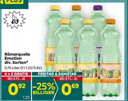 Billa Römerquelle Emotion div. Sorten Angebot