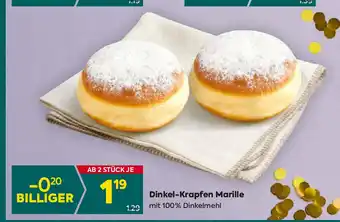 Billa Dinkel-Krapfen Marille Angebot