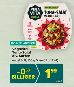 Billa Vegavita Tuna-Salat div Sorten Angebot