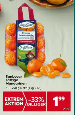 Billa SanLucar saftige Mandarinen Angebot