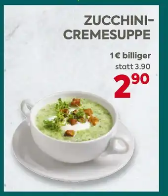 Billa Zucchini cremesuppe Angebot