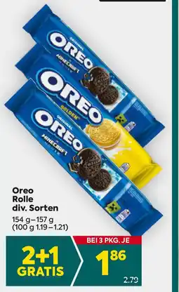 Billa Oreo Rolle div. Sorten Angebot