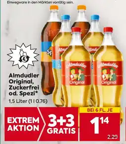 Billa Almdudler Original Zuckerfrei od. Spezi Angebot