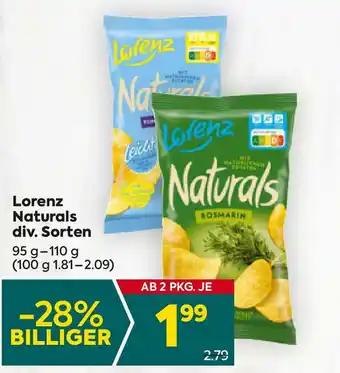 Billa Lorenz Naturals Angebot