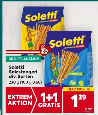 Billa Soletti Salzstangerl Angebot