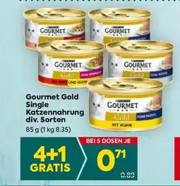 Billa Gourmet Gold Single Katzennahrung Angebot