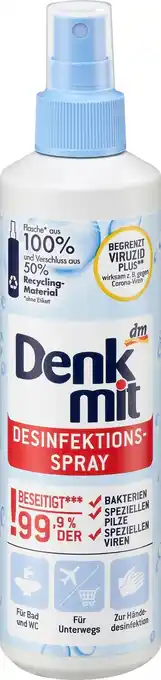 dm Denkmit Desinfektions-Spray Angebot