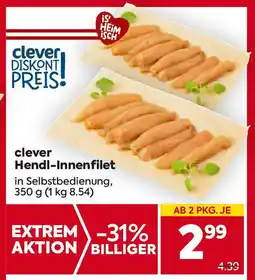 Billa clever Hendl Innenfilet Angebot