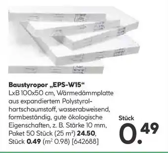 Hellweg Baustyropor,,eps-w15 Angebot