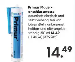 Hellweg Primur mauer- anschlussmasse Angebot