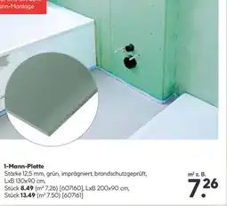 Hellweg 1-mann-platte Angebot