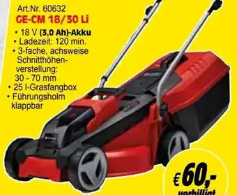 Zgonc Einhell Akku-Rasenmäher GE-CM 18/30 Li Set Angebot