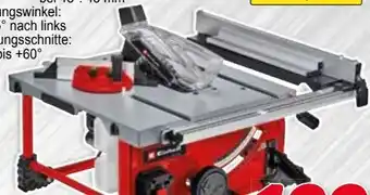 Zgonc Einhell Akku-Tischkreissäge TE-TS 36-210 Solo Angebot