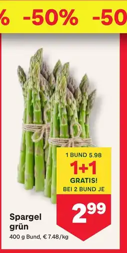 MPreis Spargel grün Angebot