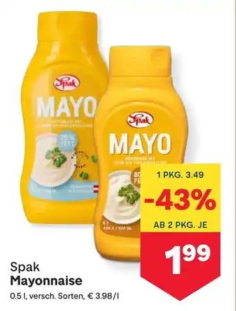 MPreis Spak Mayonnaise Angebot