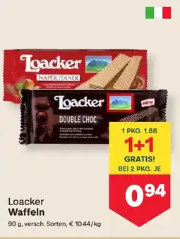 MPreis Loacker Waffeln Angebot