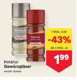 MPreis Kotányi Gewürzgläser Angebot