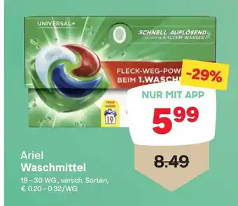 MPreis Ariel Waschmittel Angebot