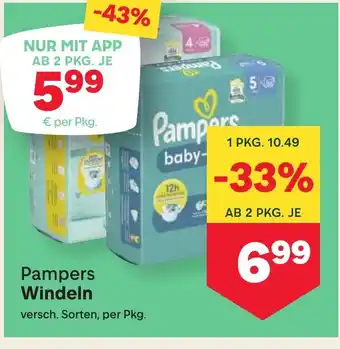 MPreis Pampers Windeln Angebot