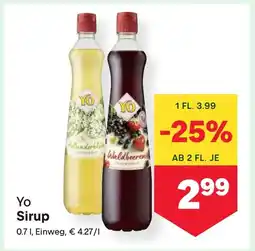 MPreis Yo Sirup Angebot