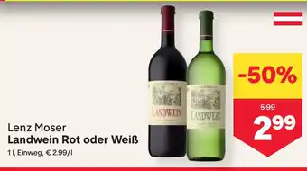 MPreis Landwein Rot oder Weiß Angebot