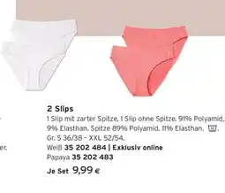 Tchibo Eduscho 2 slips Angebot