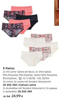 Tchibo Eduscho 5 pantys Angebot