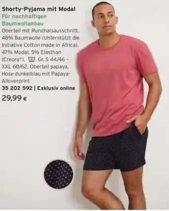 Tchibo Eduscho Shorty-pyjama mit modal Angebot