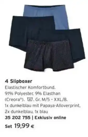 Tchibo Eduscho 4 slipboxer Angebot