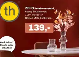 Möbel Ludwig Zelo esszimmerstuhl, bezug bouclé rosé, Angebot