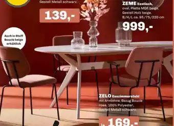 Möbel Ludwig ZEME Esstisch, Angebot