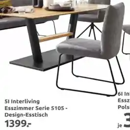 Möbel Ludwig Esszimmer serie 5105 - design-esstisch 1399.- interliving Angebot