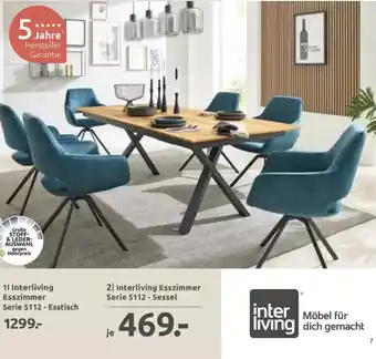 Möbel Ludwig Interliving esszimmer serie 5112 - esstisch Angebot